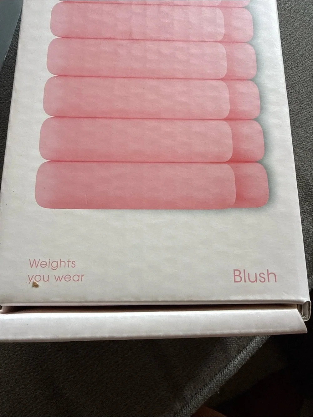 Bala Bangles Wrist Weights in Blush Pink only 2lbs. Brand new in box